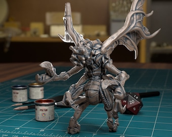 Mi-Go Abomination 28mm or 32mm Resin Mini D&D Dungeons and Dragons Pathfinder Fantasy DnD Tabletop for Display RPG TytanTroll Miniatures