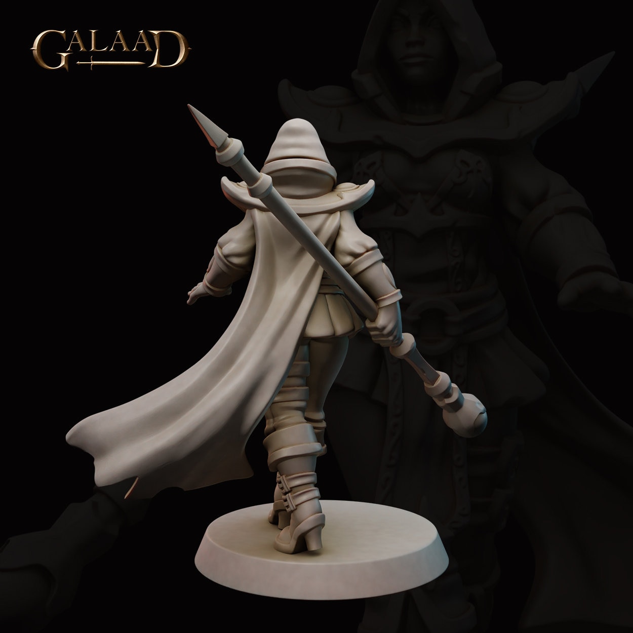 Female Illusionist Archmage Wizard 28mm 32mm 54mm Resin Miniature ...