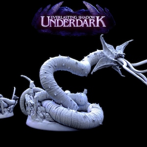 Neothelid Gargantuan Mind Flayer Aberration 3D Resin Miniature Dungeons and Dragons Pathfinder Tabletop Mini Monster Mayhem Display or RPG