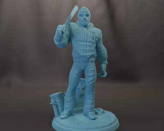 Disfraz de gallo Jason Killer Mini D&D Resina 28 mm o 32 mm Miniatura Dungeons and Dragons Pathfinder Mesa Twin Goddess Display RPG Spooky