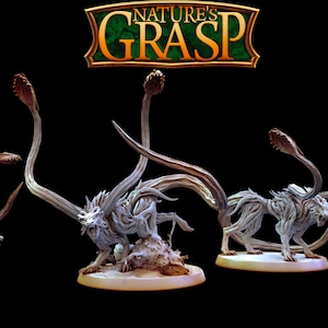 Root Displacer Beast Animated Plant Creature Miniatures Dungeons and Dragons Pathfinder Mini Monster Mayhem Figures for Display Tabletop RPG