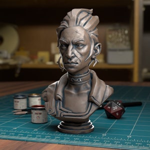 Dishonored Woman Bust Resin Minis D&D Dungeons and Dragons Pathfinder DnD Tabletop Display RPG TytanTroll Miniature