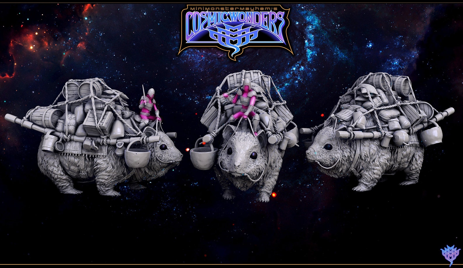 Large Hamster Mounts Spelljammer Miniatures Dungeons and - Etsy Canada