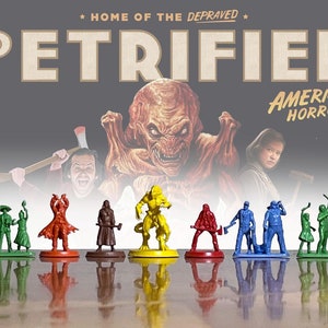 Petrified Board Game Complete Figure Package - Exclusive unB10 Minis Resin Game Figures Perfect for Halloween