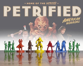 Petrified Board Game Complete Figure Package - Exclusive unB10 Minis Resin Game Figures Offered Painted and Unpainted-Perfect for Halloween