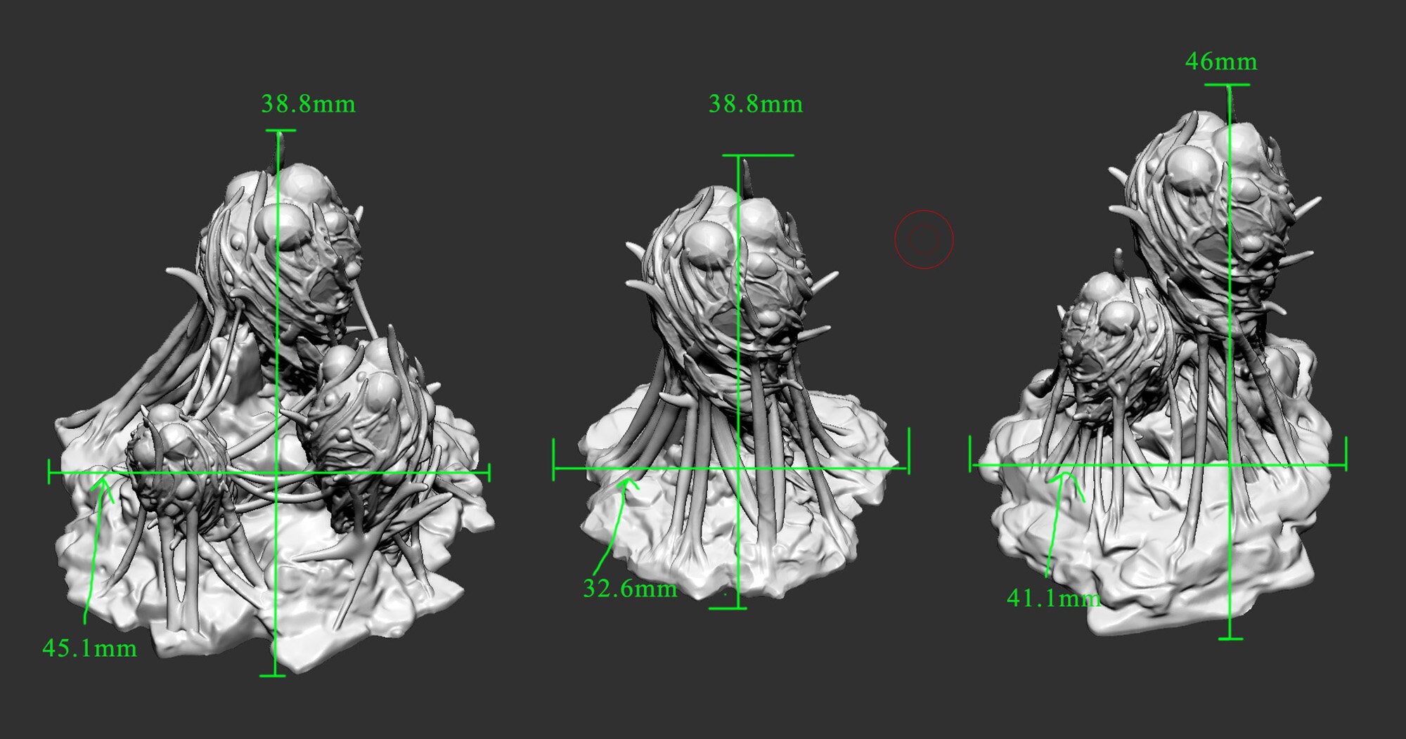 Insect Alien Egg Sack D&D 3D Printed Resin Miniatures for Dungeons and ...