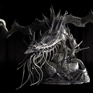 Master Wendigo Gargantuan Nightmare Fuel 28mm 32mm D&D Resin Miniature Dungeons and Dragons Pathfinder RPG Roleplaying Mini Monster Mayhem