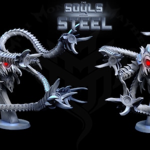 Sentinel Horror Construct 28mm 32mm D&D Resin Miniature Dungeons and Dragons Pathfinder RPG Roleplaying Mini Monster Mayhem Souls of Steel 2