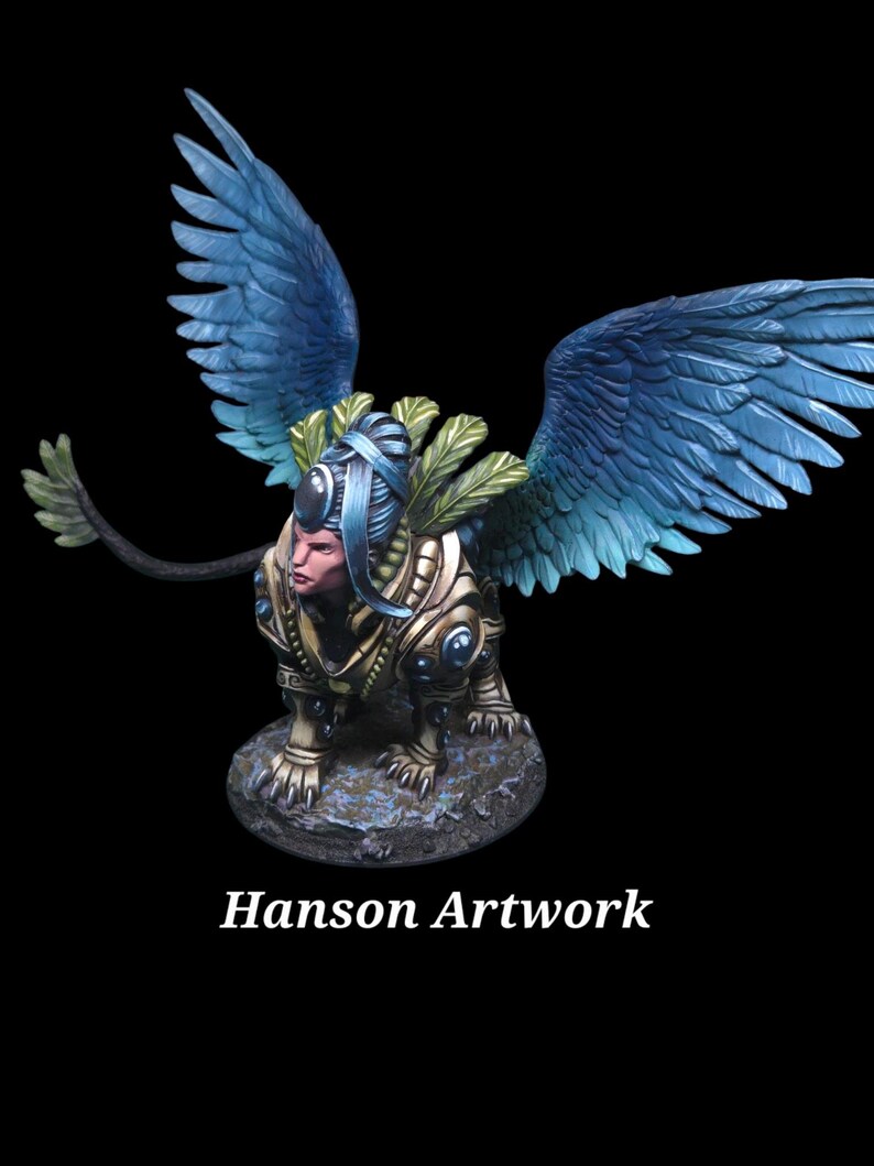 Exclusive! Painted Sphinx - Isperia Law Incarnate Huge Sphinx 28mm ...