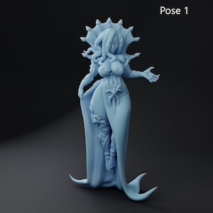 Sexy Lilithid Pinup NSFW Monster Mini D&D Resin Printed 28mm Miniature Dungeons and Dragons Pathfinder Tabletop Twin Goddess Display or RPG