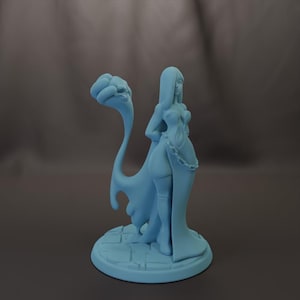 Lady Visc Necro-Slime Golem Maker 28 mm 32 mm 54 mm Mini eller 75 mm Staty D&D Resin Miniatyr Dungeons and Dragons Rollspelande Tvillinggudinna Golem