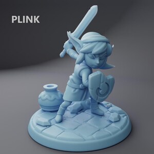 Plink and Plinkle Goblin Adventurers 28mm 32mm 54mm Mini 75mm Statue D&D Resin Miniature Dungeons Dragons Roleplaying Twin Goddess Gob V.3