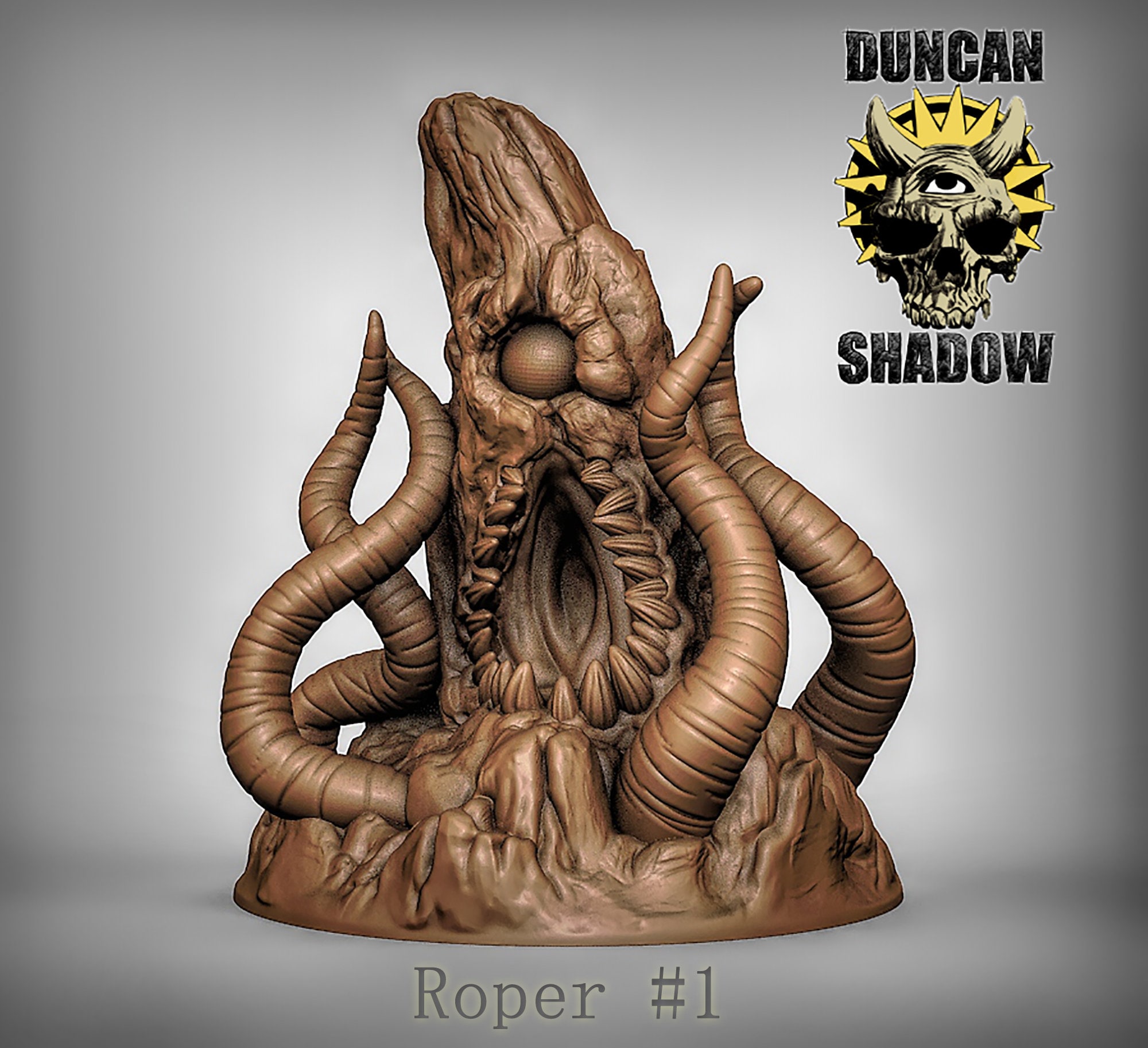 75mm tall TableTop Games Large size creature for DnD 2.75 inches tall 1:24 Scale Grim Reaper 3D Resin Print