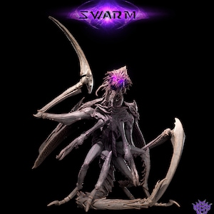Large Insectoid Dragon 28mm or 32mm D&D Resin Miniature Dungeons and Dragons Pathfinder RPG Roleplaying Mini Monster Mayhem Swarm Vol 1