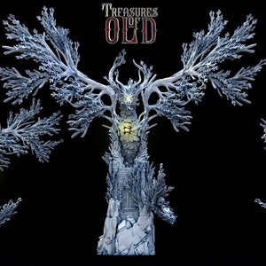 Forest Dragon Guardian Colossal D&D 28mm 3D Resin Printed Miniature Dungeons and Dragons Pathfinder Tabletop Mini Monster Mayhem RPG
