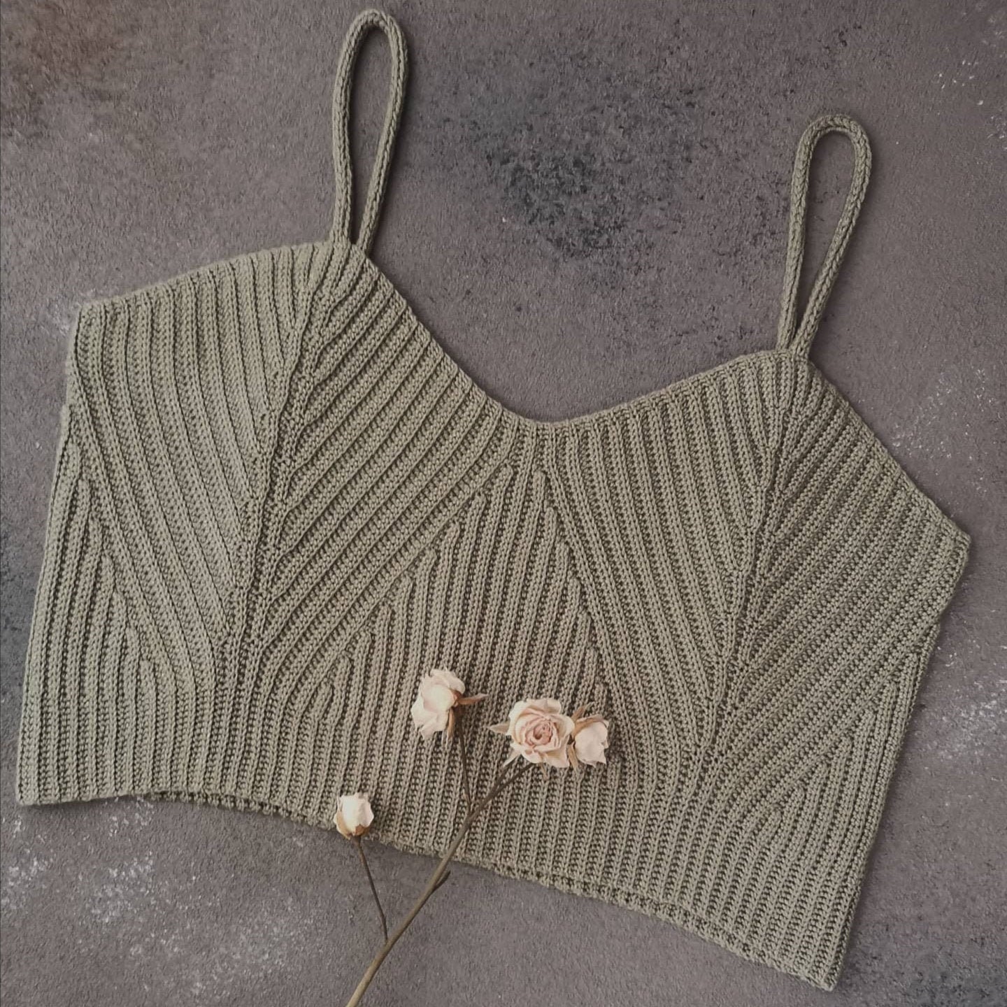 Crochet pattern "Bralette SHELL". Pdf file.
