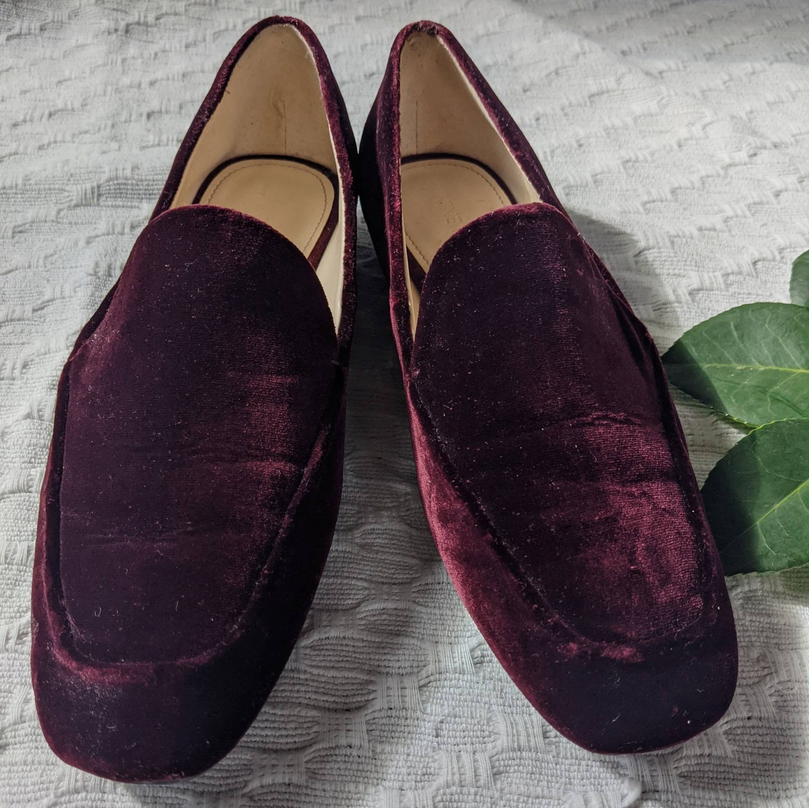 Velvet Loafers Women's Au size 8 Etsy