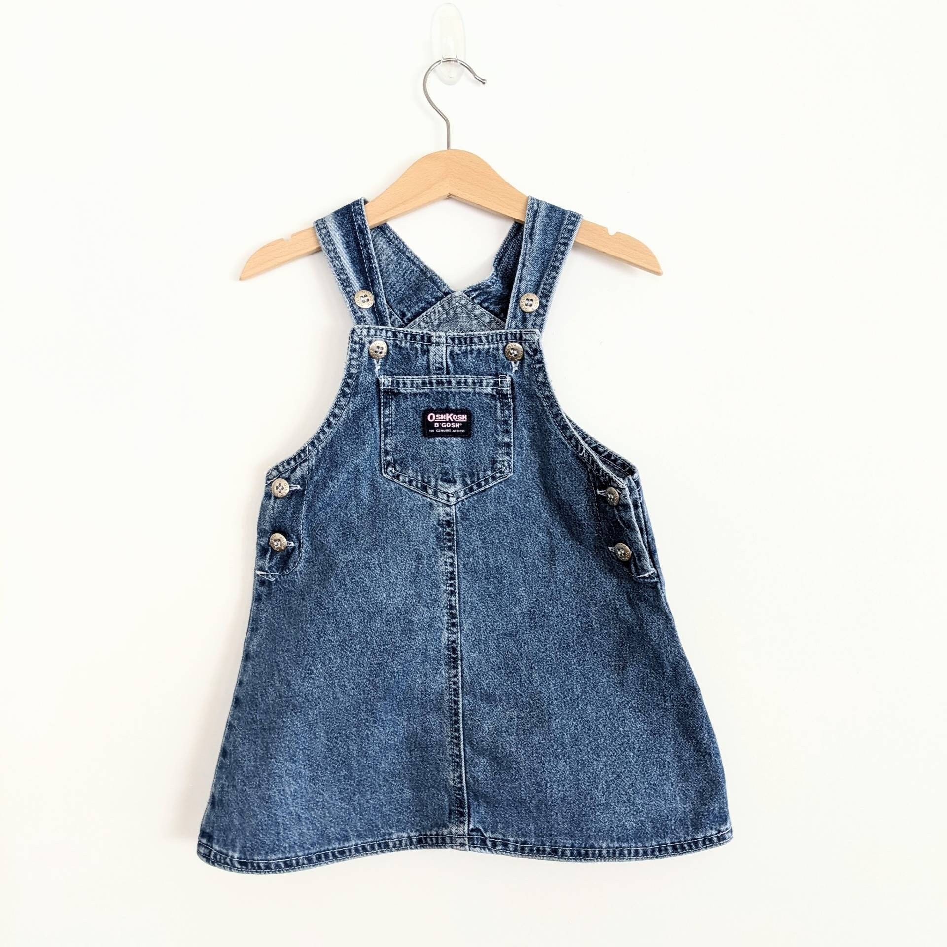 Vintage Oshkosh Denim Pinafore Kids 