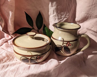 Aardewerk Crème & Suiker Set