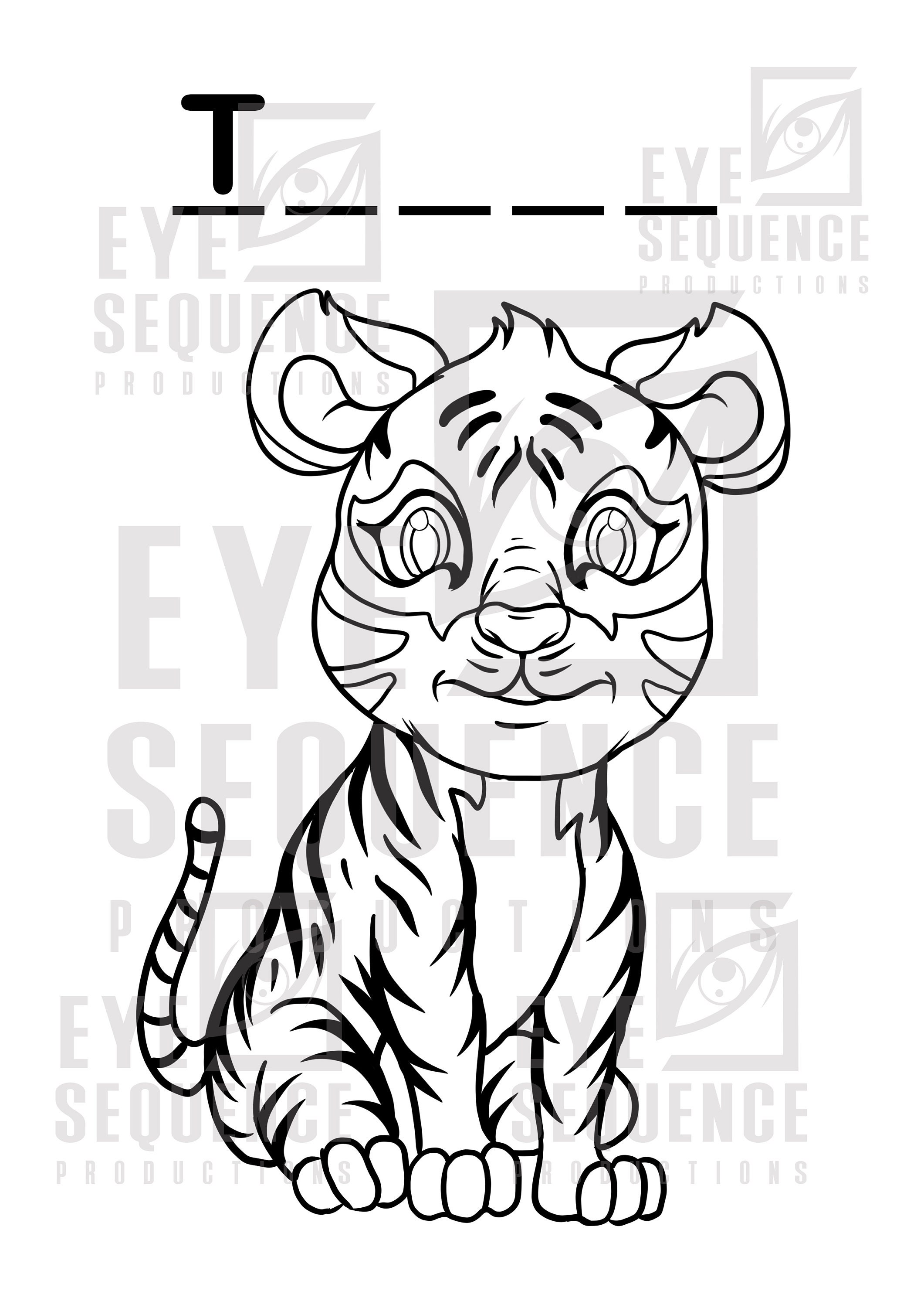 Animal COLOURING PAGES A4 | Etsy