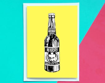 X 2 Personnalisé brewdog Punk IPA Bouteille Bière étiquette-Fête/Anniversaire/Mariage 