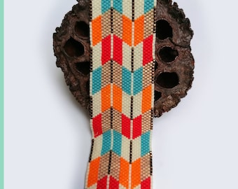 Herbst Perlen Armband Muster, Peyote stich handgemacht perlen Schmuck Muster, perfekt für Perlen Armband, Lesezeichen oder Manschette