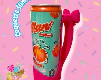Bow Slim Can Holder , 12oz Slim Can Holder, 3D Printed Can Holder, Alani Can