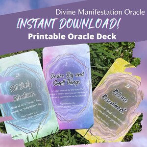 Divine Manifestation Oracle Deck - Digital Download
