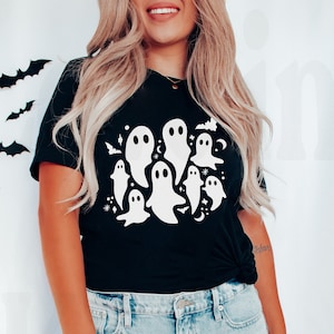 Spooky Ghosts T Shirt Chemise dHalloween Chemise dHalloween pour femme image 1