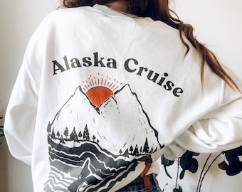 Tenacitee Unisex Living in Virginia Alaska Roots Sweatshirt Tenacitee Unisex Living in Virginia Alaska Roots Sweatshirt