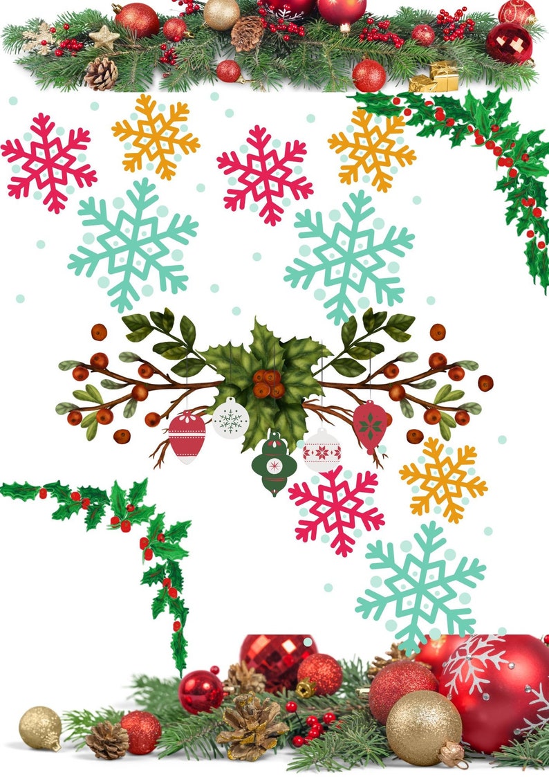 Christmas Joyous Printable Design - Etsy
