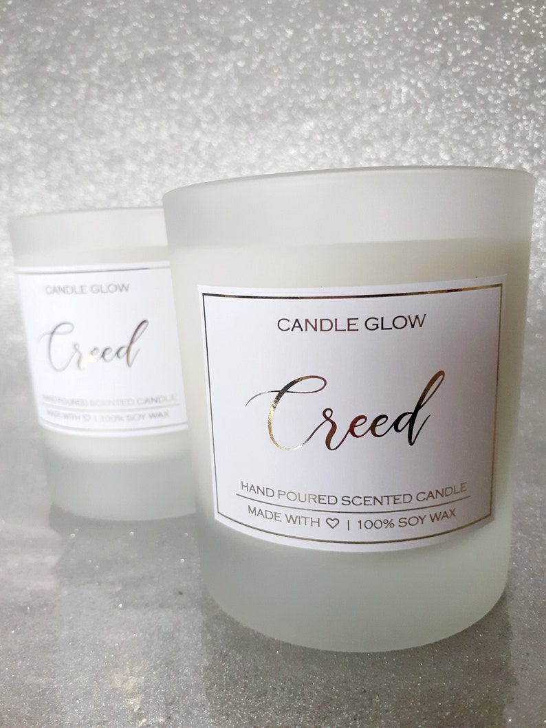Creed Candle Handmade Scented Candle Creed Inspired Scent Etsy