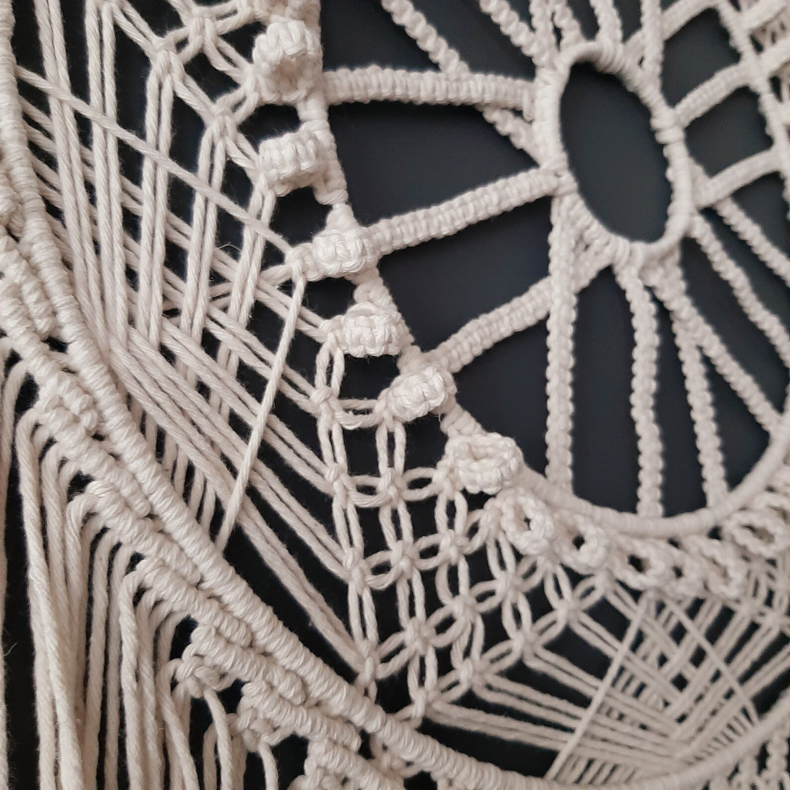 Large Boho Macrame Aztec Dream Catcher Macrame Ethnic Decor Etsy