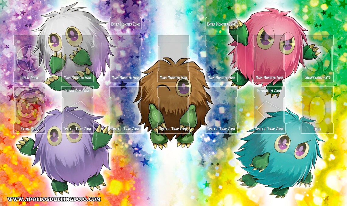 Kuriboh Brothers legends Playmat Yugioh Etsy