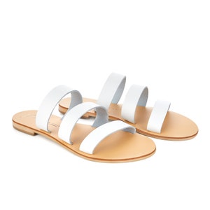 Andros Sandals, Sandals Slides, Sandal Slippers, Sandal Flats, Nicolas Lainas, Sandal 42, sandal 35, sandal 37, White Sandals, sandal shop