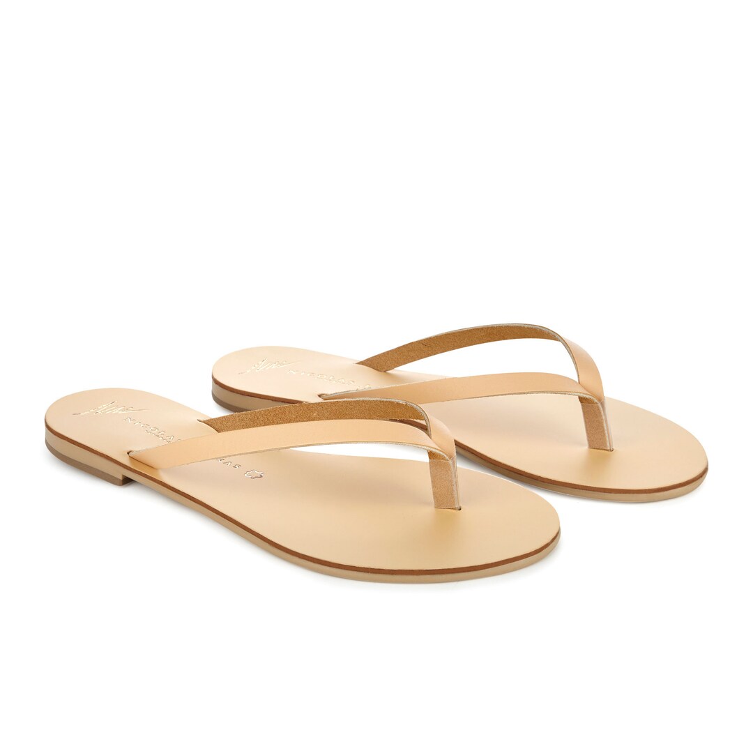 Sandalias Syros, chanclas, sandalias de tiras, sandalias hechas a