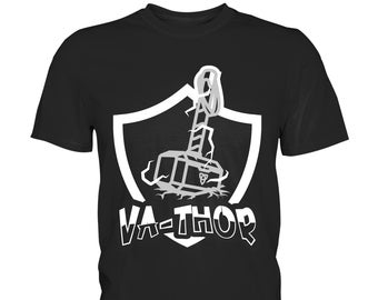 Herren Vatertagsgeschenk Va-thor Papa Männer TShirt bester Vater Geschenk Geschenkidee Geburtstagsgeschenk Vatertag Männertag