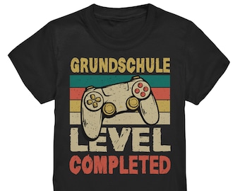 Elementary School 2026 Level Completed Gamer Kids Gift Cool Saying Gift Idea T-Shirt 5th Grade, Saying