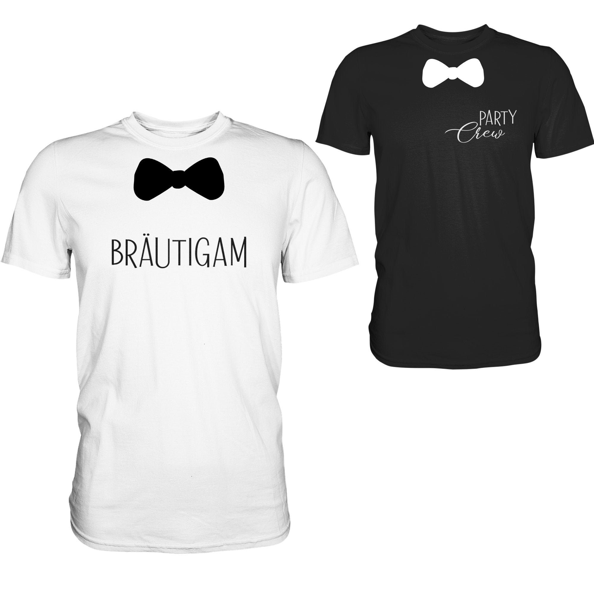 Discover Bräutigam Party Crew Hochzeit Polterabend JGA T-Shirt