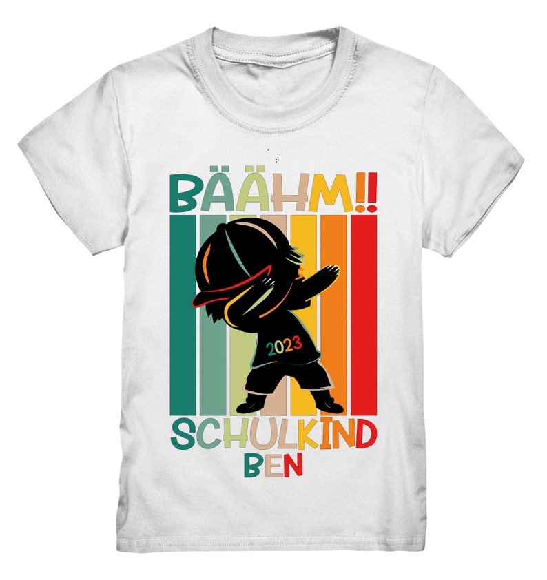 Schulkind 2023 mit Namen Einschulung cooler Spruch Geschenk Tshirt