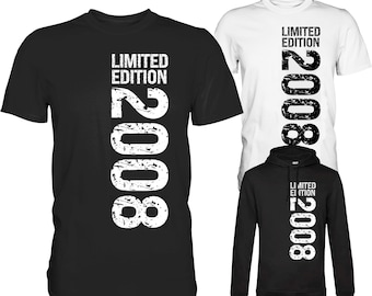 Limited Edition 18. Geburtstag personalisiert Jahr 2008 Geburtstag Geschenk Geschenkidee Geburtstagsgeschenk Legende Jahrgang hoodie