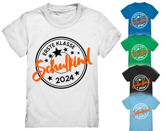School child 2024 back to school school enrollment gift idea T-shirt school enrollment tshirt gift black boy