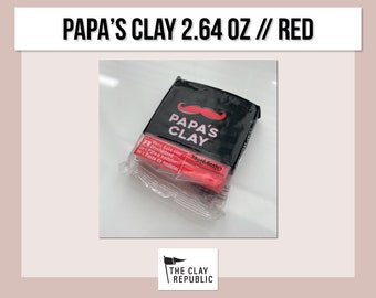 Papa's Clay 2.64oz Polymer Clay - Red