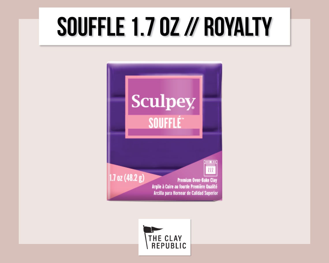 Sculpey Souffle Canary 48g 1.7oz, Oven-bake Polymer Clay 