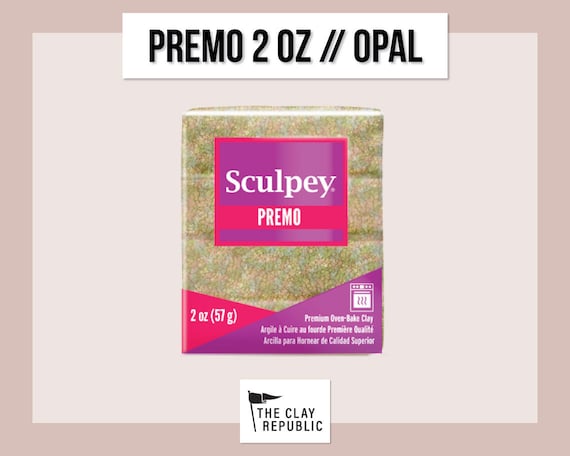 Sculpey Premo Opal 57g 2oz, Oven-bake Polymer Clay 