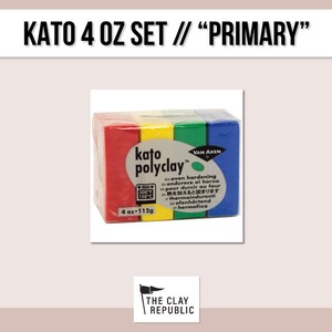 Kato Polyclay 4 oz Set - Primary