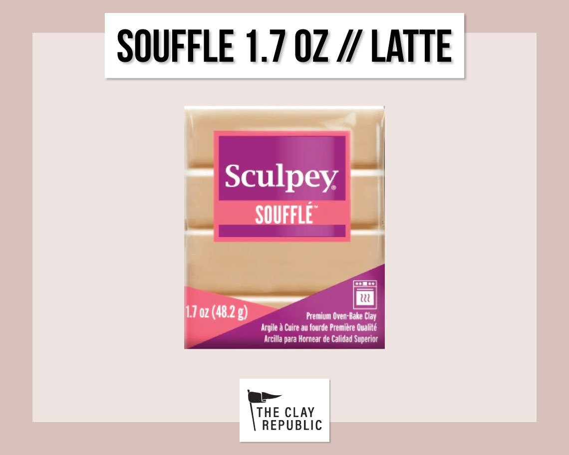Sculpey Souffle Polymer Clay 1.7oz | Latte | Oven Bake Clay