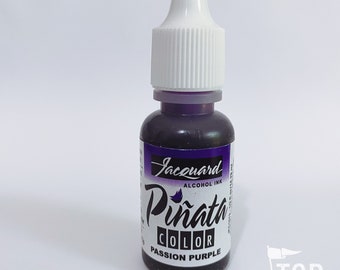 Jacquard Pinata Alcohol Ink 0.5oz | Passion Purple | Dropper Bottle