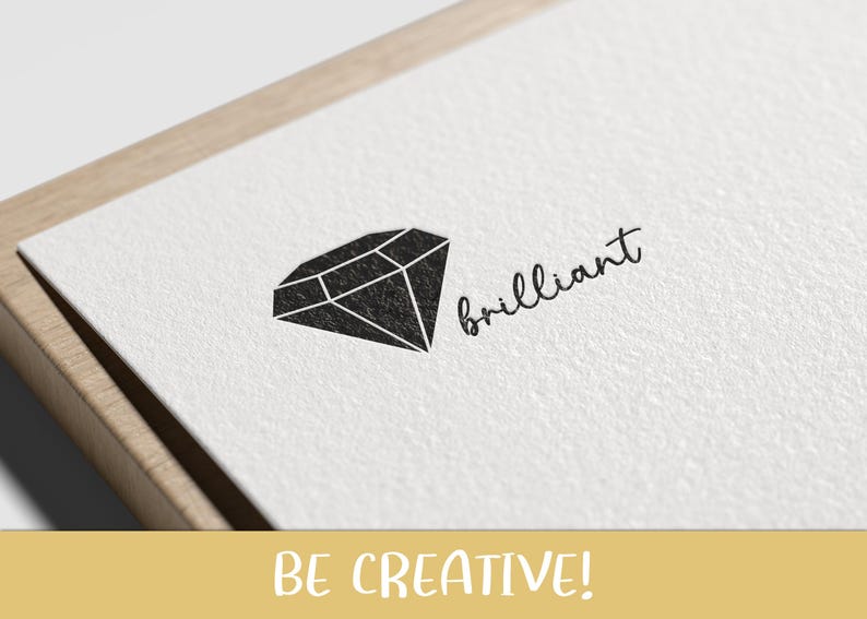 Word Diamond Svg Diamond SVG Clipart Set - Diamond, Simple, Minimal, Layers, Cricut ...