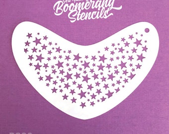 Stars Face Painting Stencil